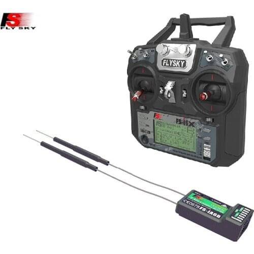 Original Flysky FS-i6X 2.4GHz 10CH Transmitter RX / i-BUS IA6B/IA10BReceiver For RC Quadcopter Airplane Drone