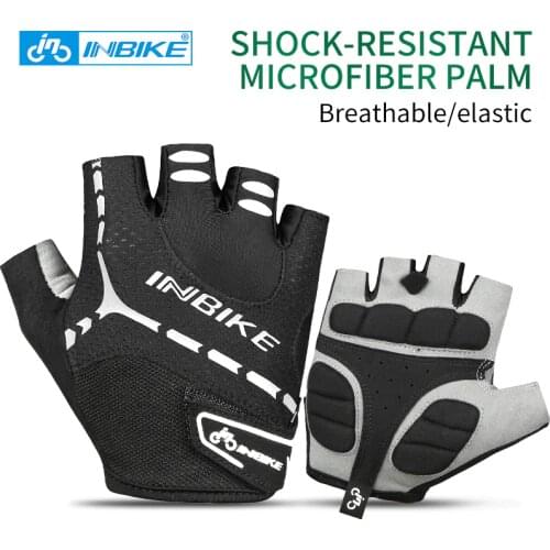 INBIKE Breathable Cycling Gloves Mans Women Sprot Fitness Gloves Bicycles Gloves Climbing Motorcycle Gloves Bike Parts Ciclismo