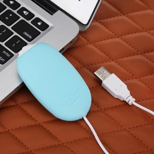 5V Portable Mini USB Hand Warmer Winter Office Supplies Hand Heating Stove Heating Pad Rechargeable Electric Heater Handy Warmer