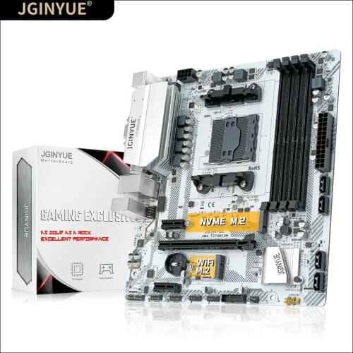 AM4 Motherboard Socket AM4 Support Desktop DDR4 Ram Memory Support R3/R5/R7 2600 3600 CPU Gamer PC VGA HDMI X-ATX AM4 TITANIUM