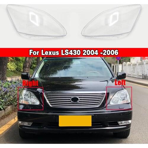 Car Headlight Lens Replacement Auto Shell Lampshade Lampcover For Lexus LS430 2004 2005 2006 Headlamp Cover Bright Lamp Shade
