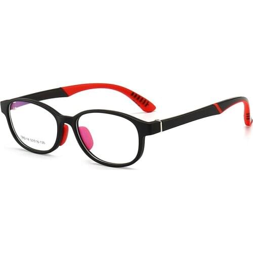 TRD-14 Double Colors TPEE TR90 Computer Phone Anti Blue Light Blocking Kids Glasses