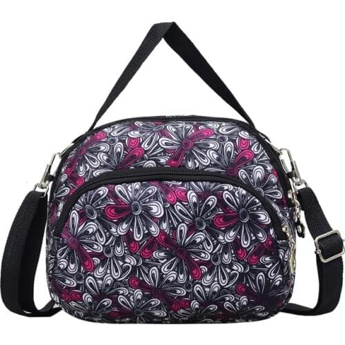 Waterproof Nylon Cloth Diagonal Mobile Phone Bag Single Shoulder Mother Coin Purse New Female Bag Casual Outdoor Crossbody Bag