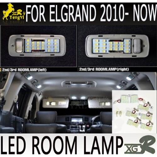 XGR reading room lamp for elgrand E52 2010-from now accessory LED decorative light white color