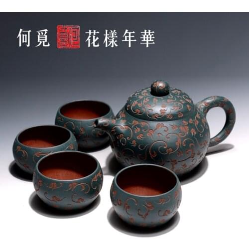 The famous yixing purple sand works recommended power countries high technology artists find hand-made pattern time