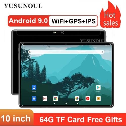 2020 Super Tempered 2.5D Screen 10 inch tablet PC Android 9.0 OS Quad Core 2GB RAM 32GB ROM Wifi GPS Tablet With Free Gifts