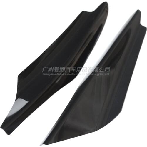 2021 Suitable For Refitting Car Bar Movement Bright Black Blade Guide Wind Knife Surround Front Bumper Spoiler