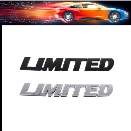 3D Premium Luxury LIMITED car Engine Hood Fender trunk Tail Rear Nameplate Decal Emblem Badge Sticker for Toyota Highlander SUV