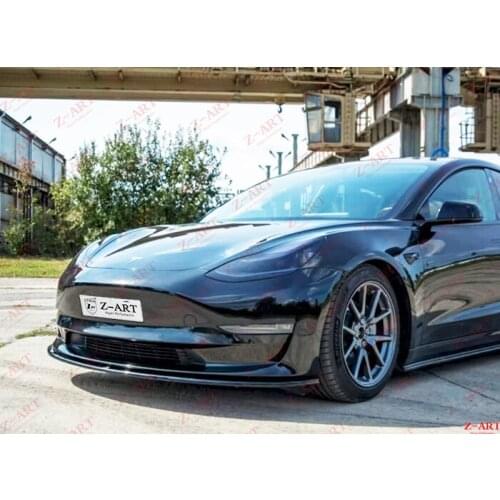 Z-ART MAX model 3 plastic body kit model 3 glossy black aerokit for Tesla Model 3 tuning body kit in jection PP aerodynamic kit
