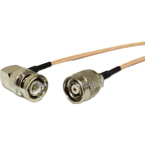 RP-TNC Male Plug Switch BNC Male Plug Right Angle pigtail cable RG316 Wholesale Fast Ship 15CM 6" Adapter wholesale price