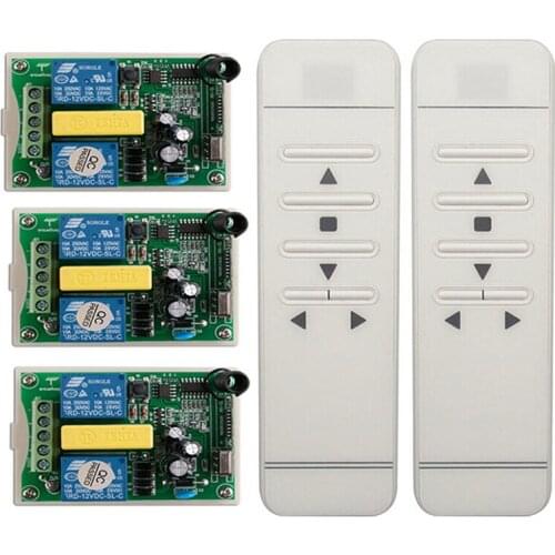 Tubular motor garage door / projection screen / shutters AC 220 V RF Wireless Remote Control switch Digital display screen