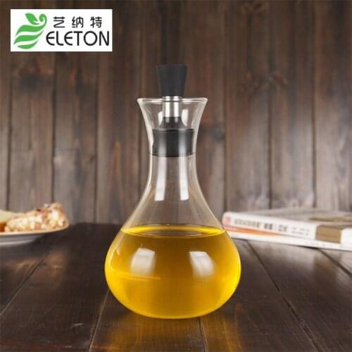 ELETON lead-free glass oilcan kitchen supplies side leakage proof capacity of soy sauce vinegar bottle of sesame oil