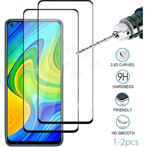 On redmi note 9 case protective glass for xiaomi redmi note 9 Pro glass redmi note 9 not9 note9pro cover screen Protector film