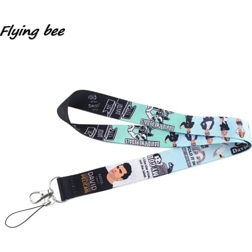 Flyingbee Rich Poor Road TV Lanyards ID Badge Holder ID Card Pass Mobile Phone Straps Badge Key Holder Keychain X1307