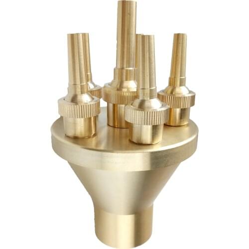 Brass Center Upward Fountain,Upward Fountain Head,Porous Fountain,Swimming Pool Center Fountain,Pond landscape Music Fountain