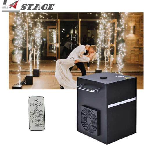 Free Shipping 750W Fireworks Machine Cold Pyro Fountain Wireless Remote Sparkler Stage Effect Dmx Control Sparkular Smokeless