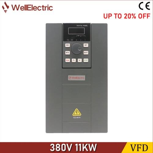 VFD Inverter 11KW/15KW/18.5KW/22KW/30KW 380V V/F control for Motor Speed Control Frequency Inverter