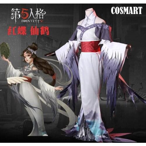 Game Identity V Crimson Butterfly Michiko Cosplay Costume Kimono Uniform Dress Halloween Suit For Women Outfit New