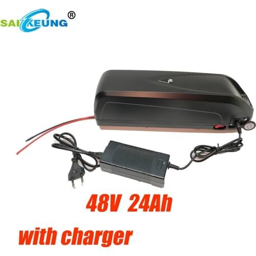 48V 24Ah HaiLong Shell Lithium Battery, EBike Battery, Bicycle Lithium Battery, Battery Life 50km, Free 2A Charger