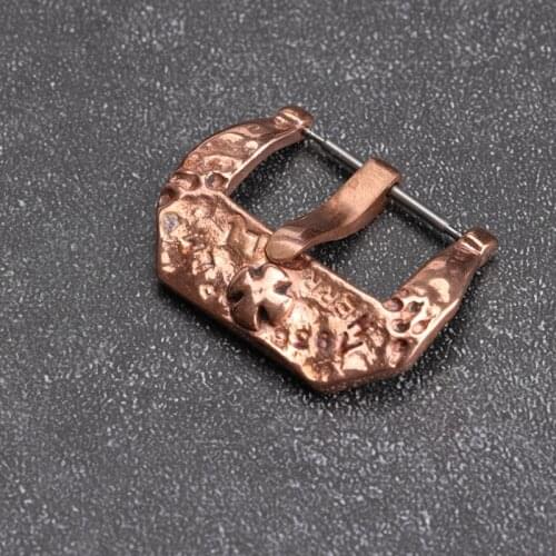 Handmade Copper Meteorite Buckle 20MM 22MM 24MM Pure Copper Buckle, For PAM111 441 Personalized Buckle