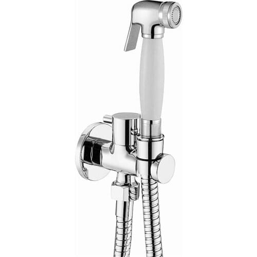 Copper chrome wall mounted hand held Bidet spray Shower sprayer lanos toilet bidet spray gun torneira ducha BD250