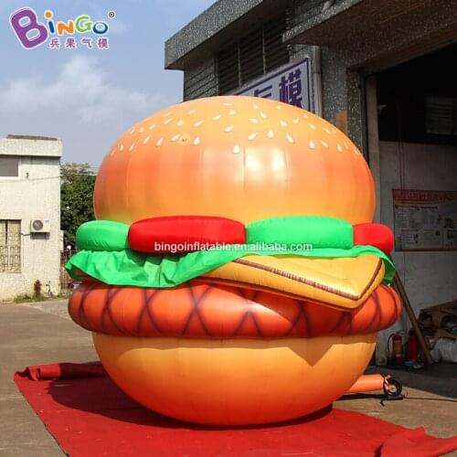 HIGHLY RECOMMENDED 3mh inflatable hamburger model personalized fast foot advertising decoration