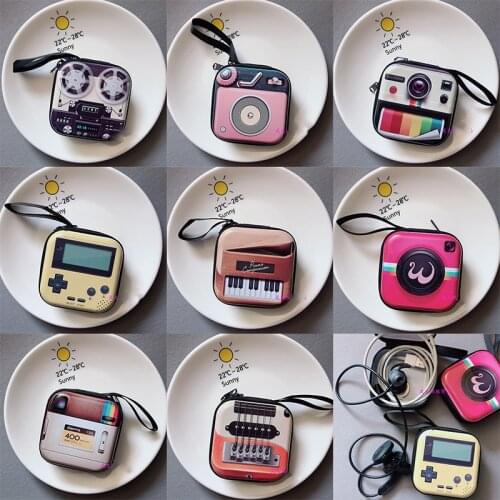 2020 New Design Hot Sales 1 Piece High Quality Vintage Style Coin Bags Fashion Camera Gamepad Piano Pattern Mini Purse