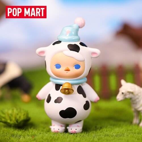 Original POPMART PUCKY Elf Milk Baby Series Blind Box Toy Doll Determined Style Cute Anime Character Gift Free Shipping