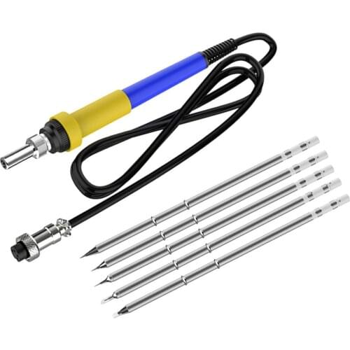 T12 Soldering Handle Soldering Iron Pencil Station For STM32 Station 24V 75W Heating Core Welding Tips T12-I T12-K T12-BC2