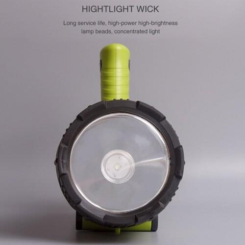 Rechargeable Spotlight Super Bright LED Flashlight Handheld Long Lasting Large Flashlight Searchlight Camping Hiking SAL99