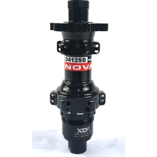 Novatec D412SB road bike Straight pull disc 6 bolt rear hub 24h XDR 12v QR M5 Thru axle M10 M12 10x135mm 12x142mm MTB rear hub