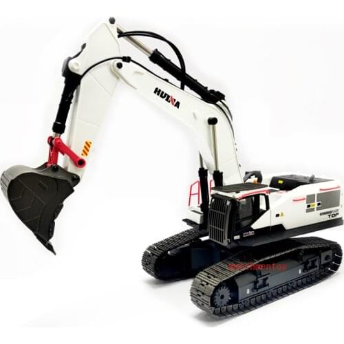 Upgraded Version Huina Alloy RC Excavator 2.4G 22CH Construction Toy Huina593 Upgraded Vehicle Huina1594