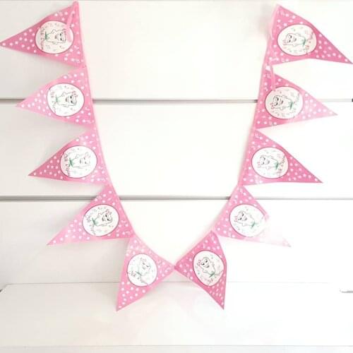 Pink Pennant First My Tooth ornament (Dental wheat)