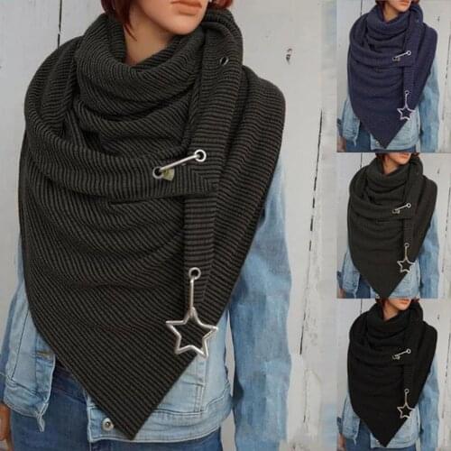 2020 knitted spring winter women scarf Women Solid Scarf Fashion Retro Female Multi-Purpose Shawl Scarf lady wrap scarf