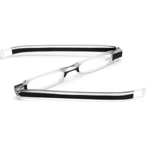 ZXTREE Folding Reading Glasses 360 Rotation Men Women Middle-Aged Reading Glasses With Case 1.0 1.5 2.0 2.5 3.0 3.5 4.0 Y21