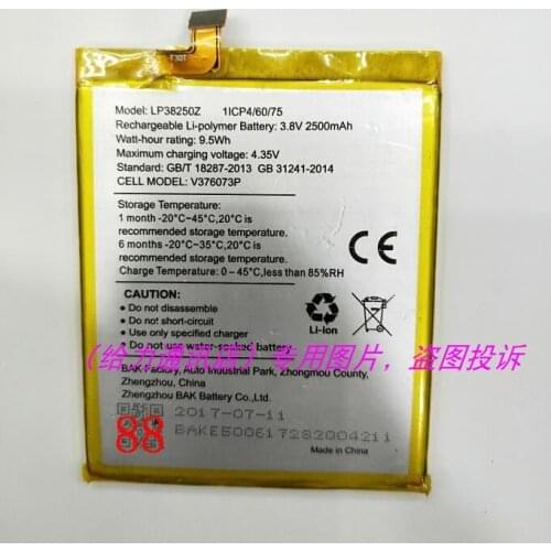 2500mAh LP38250Z Replacement Battery For Hisense F30 F31 F3pro LA8534 Built-in Li-ion Batterie with Repair Tools