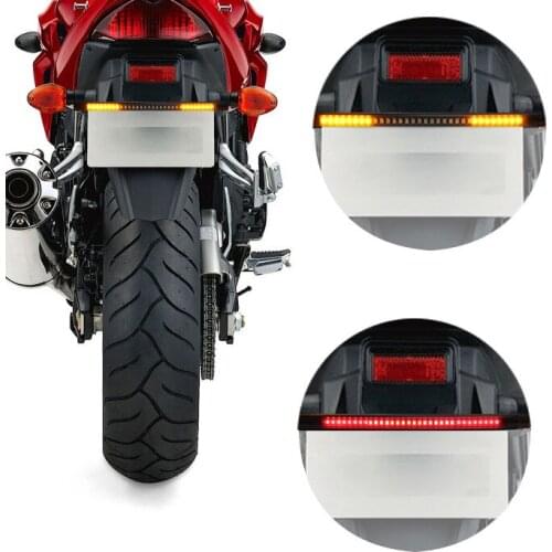Motorcycle LED Tail lamp Plate Light Brake Stop Turn Signal Strip for HONDA MOTARD CRM250R YAMAHA TIGER 1050 SpoRt