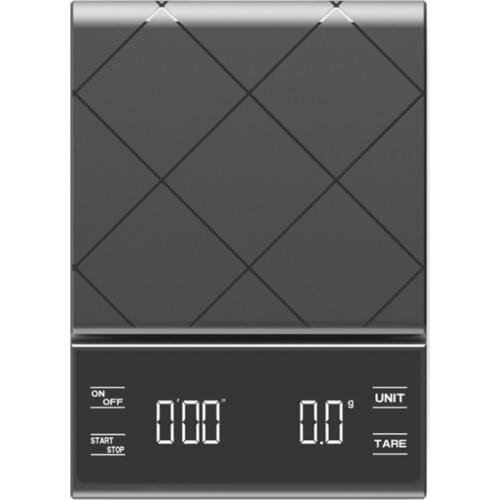 Hero Electronic Drip Coffee Scale With Timer 3KG/0.1g USB Multi-functional Kitchen Scale Smart Pour Coffee Scale