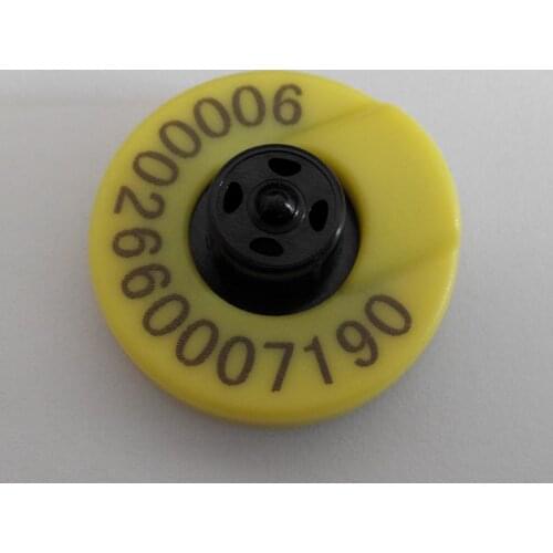 X10pairs 134.2KHz rfid animal ear tag ISO FDX-B rabbit goat cow ear tag Pig Sheep Cattle Tpu Ear Tags for livestock management