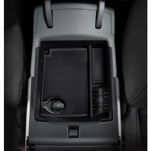 1 pcs Storage box For Kia Niro EV Black Parts Accessories High quality