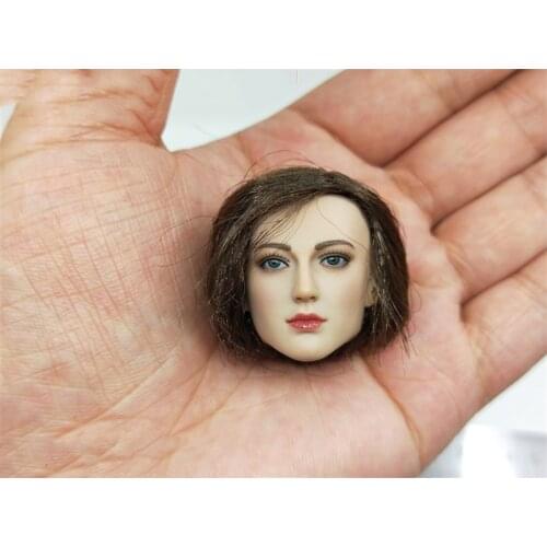 In Stock TBLeague PL2020-172 B 1/6th Royal Defender Guard Dark Black Version Female Head Sculpture For Usual 12inch Doll Female