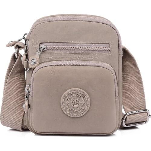 Women Mini Shoulder bags Messenger Bags Ladies Crossbody Bag Nylon Handbags Female Phone Purse Travel Tote