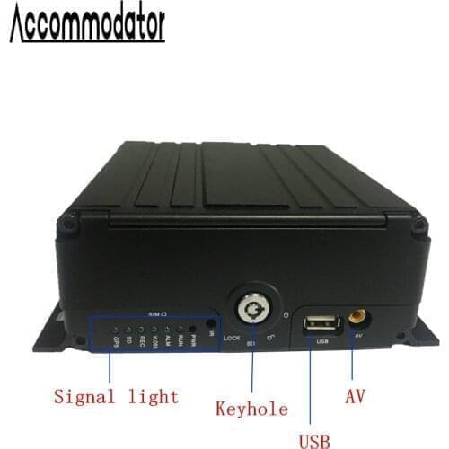 HDD SD Card Vehicle Car Trailer Truck Taxi School Bus AHD 1080P 4 Channels Mobile DVR built in GPS WiFi