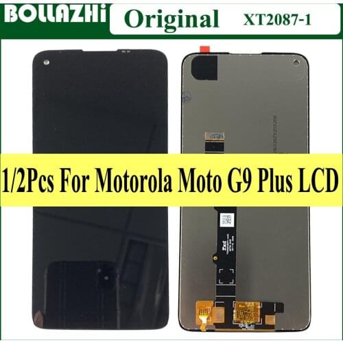 1/2 Piece For 6.81" For Motorola Moto G9 Plus Original Display With Touch Screen Digitizer Assembly For Moto G9 plus Lcd Display