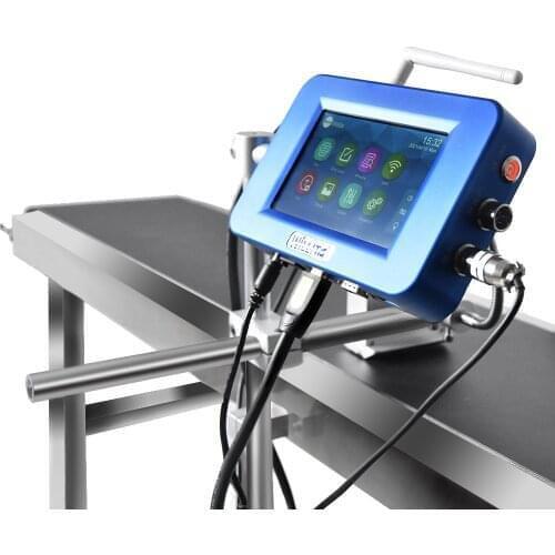 2 High Speed TIJ Online Printer Intelligent Printing Touch Screen QR Coding Code Logo 40 Languages Continuous Inkjet Printer