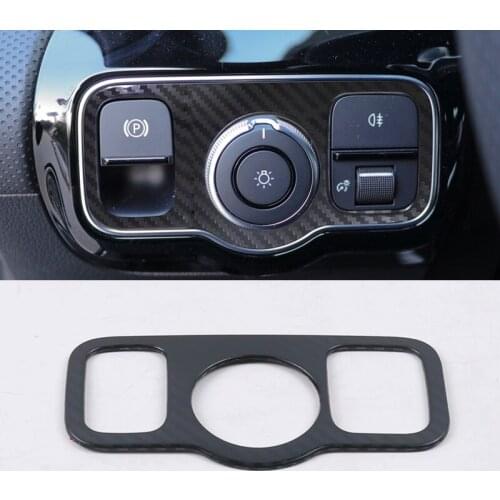 2019 2020 for Mercedes-Benz A-Class W177 Car Interior Accessories Front Headlight Headlamp Light Adjustment Button Cover Trim
