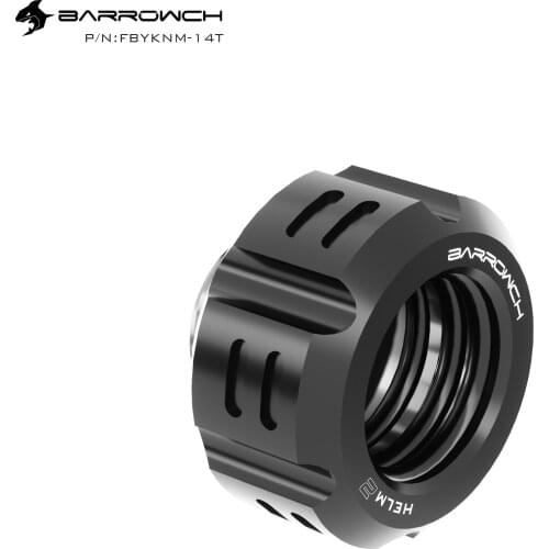 Barrowch Hard Fitting, Helm 2 Series For OD 14mm, Adapter For Water Cooling System, 1 set/6pcs, FBYKNM-14T