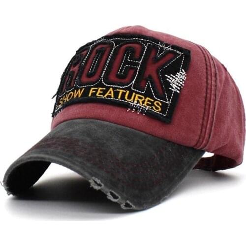 Cotton Letter Embroidery Casquette Baseball Cap Adjustable Snapback Hats for Men and Women 194