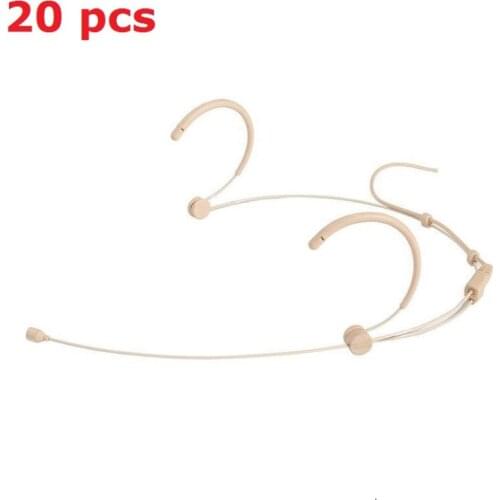 Bolymic 20 PCS Luxury earhook Headset Headworn Microphone For Sennheiserr Wireless microfono