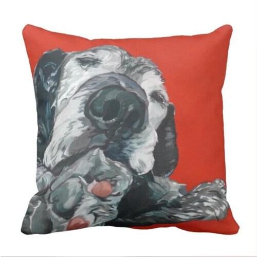 Black Labrador Retriever Dog Art Pillow case